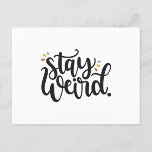 Blijf raar briefkaart