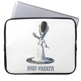Blijf raar! Bruid van Frankenstein Laptop Sleeve