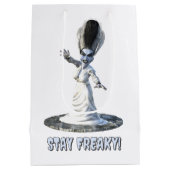 Blijf raar! Bruid van Frankenstein Medium Cadeauzakje (Achterkant)