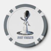Blijf raar! Bruid van Frankenstein Poker Chips (Achterkant)