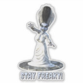 Blijf raar! Bruid van Frankenstein Sticker (Voorkant)