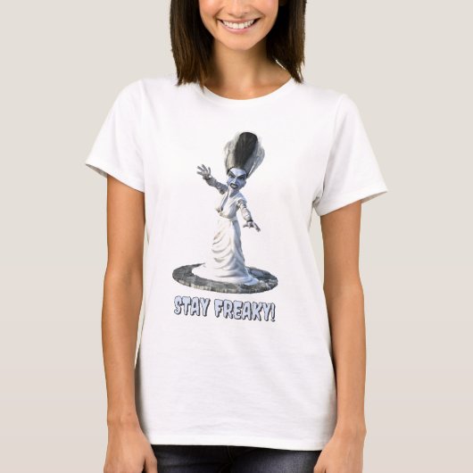 Blijf raar! Bruid van Frankenstein T-shirt (Voorkant)