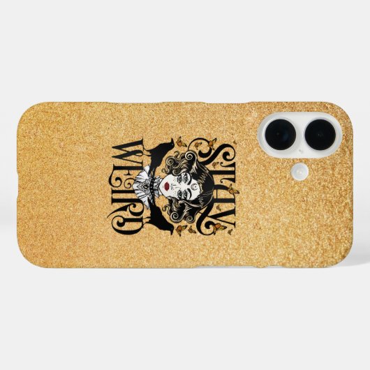Blijf Raar Case-Mate iPhone Case (Achterkant (horizontaal))