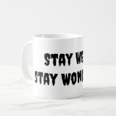 Blijf raar en blijf geweldig koffiemok (Voorkant links)