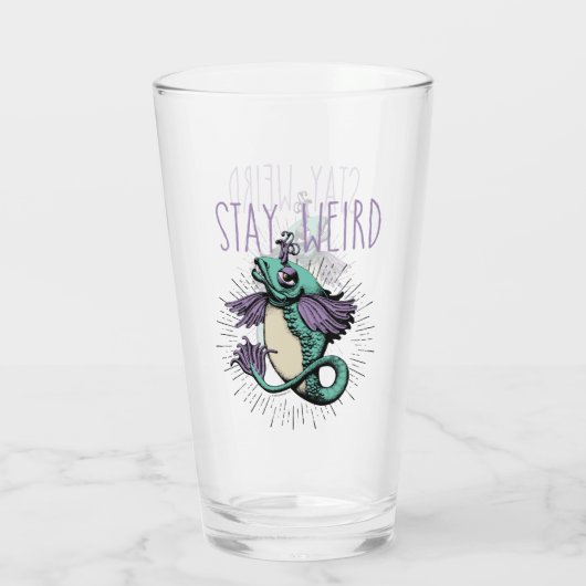 Blijf raar glas (Achterkant)