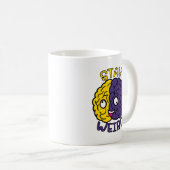 Blijf raar - Goofy Face Brain Koffiemok (Voorkant rechts)