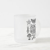 Blijf raar Gothic Witchy Vibes Frosted Mok (Voorkant rechts)