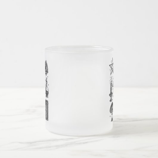 Blijf raar Gothic Witchy Vibes Frosted Mok (Center)