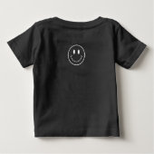 Blijf raar grappig Baby T-shirt (Achterkant)