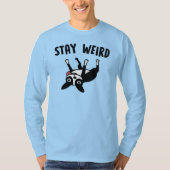 Blijf raar grappig Boston Terrier T-shirt (Voorkant)