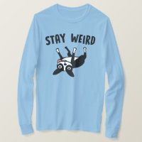 Blijf raar grappig Boston Terrier T-shirt