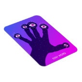 Blijf raar grappig, trange Creepy Psychedelic Magn Magneet (Rechterzijde)