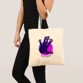 Blijf raar grappig, trange Creepy Tote Bag (Voorkant (product))