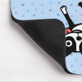 Blijf raar grappige Boston Terrier Dog Muismat (Hoek)