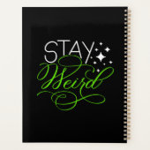 Blijf raar Introvert, nerd, nerd Planner (Achterkant)