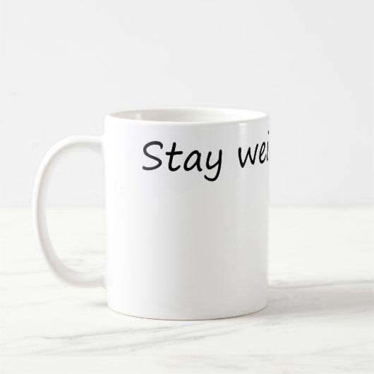 Blijf raar – leuk & uniek koffiemok (Links)