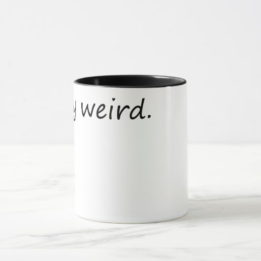 Blijf raar – leuk & uniek mok (Midden)