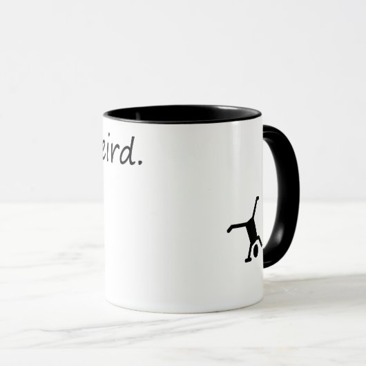 Blijf raar – leuk & uniek mok (Voorkant rechts)