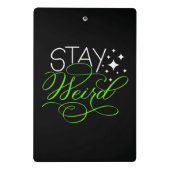 Blijf raar mini klembord (Achterkant)