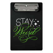 Blijf raar mini klembord (Voorkant)