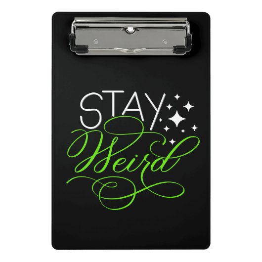 Blijf raar mini klembord (Voorkant)