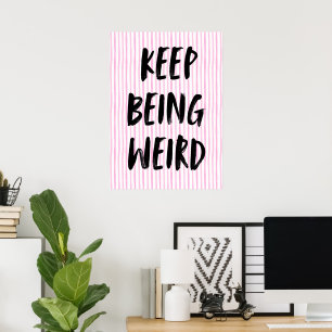 Blijf raar poster