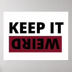 Blijf raar poster