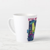 Blijf raar Psychedelic UFO Latte Mok (Linkerhoek)