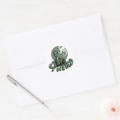 Blijf raar ronde sticker (Envelop)