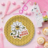 Blijf raar skateboarden Daisy Papieren Bordje (Feest)