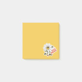 Blijf raar skateboarden Daisy Post-it® Notes (Voorkant)