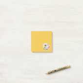 Blijf raar skateboarden Daisy Post-it® Notes (Op bureau)