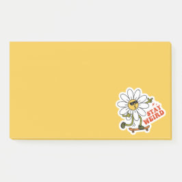 Blijf raar skateboarden Daisy Post-it® Notes
