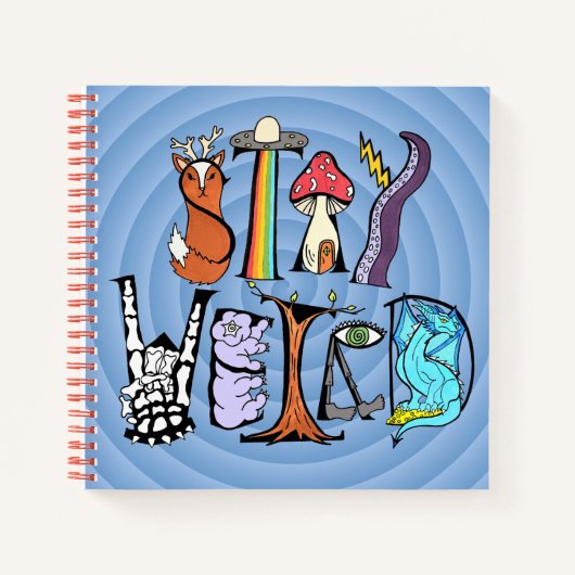 Blijf raar Sketchpad Notitieboek (Voorkant)