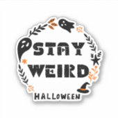 Blijf raar sticker (Voorkant)