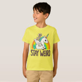 Blijf raar T-shirt - omarm je uniekheid (Voorkant volledig)