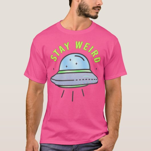 Blijf raar - UFO T-shirt (Voorkant)