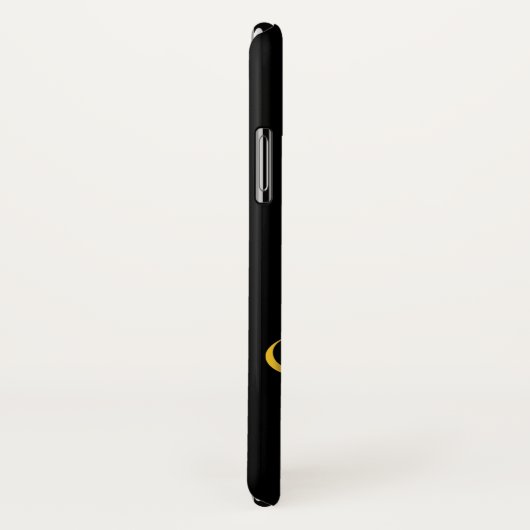 Blijf raar zwart goud, gestroomlijnd koel Case-Mate iPhone case (Achterkant / rechts)