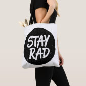 Blijf Rad Typografie Tote Bag (Dichtbij)