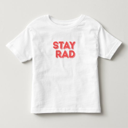 Blijf radicaal kinder shirts (Voorkant)
