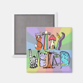 Blijf rare magneet (Voorkant / Achterkant)