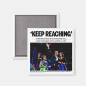 "Blijf reiken" Obama magneet (Voorkant / Achterkant)