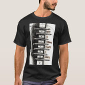 Blijf rijden op de nippels in de cement t-shirt (Voorkant)