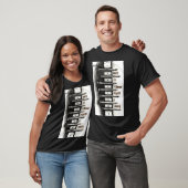 Blijf rijden op de nippels in de cement t-shirt (Unisex)