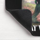 Blijf Roze Blijf Groen Blijf Witchy Witch Hallowee Muismat (Hoek)