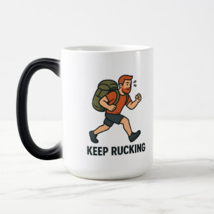 Blijf Rukken Mok - Motiverende Fitness Koffiekop