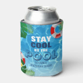 Blijf rustig aan op persoonlijke titel in de pool blikjeskoeler (Blikje Voorkant)