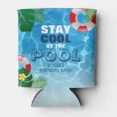 Blijf rustig aan op persoonlijke titel in de pool blikjeskoeler (Voorkant)