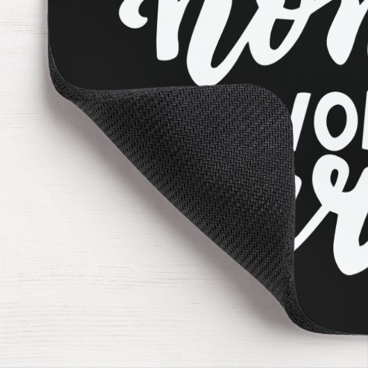 Blijf rustig aan thuiswerk hard muismat (Hoek)