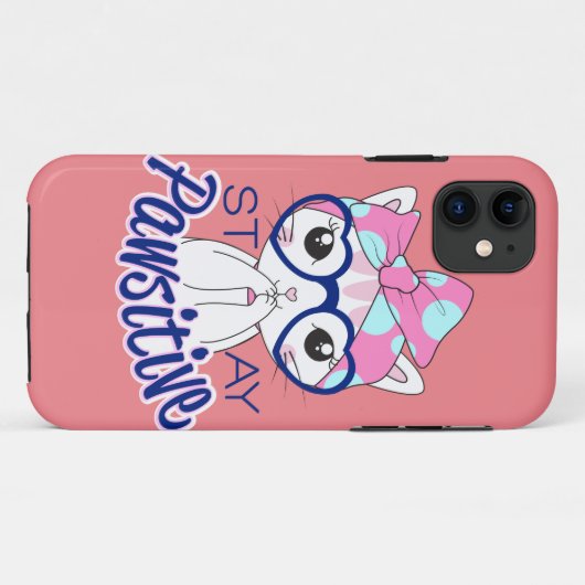 Blijf rustig Case-Mate iPhone case (Achterkant (horizontaal))